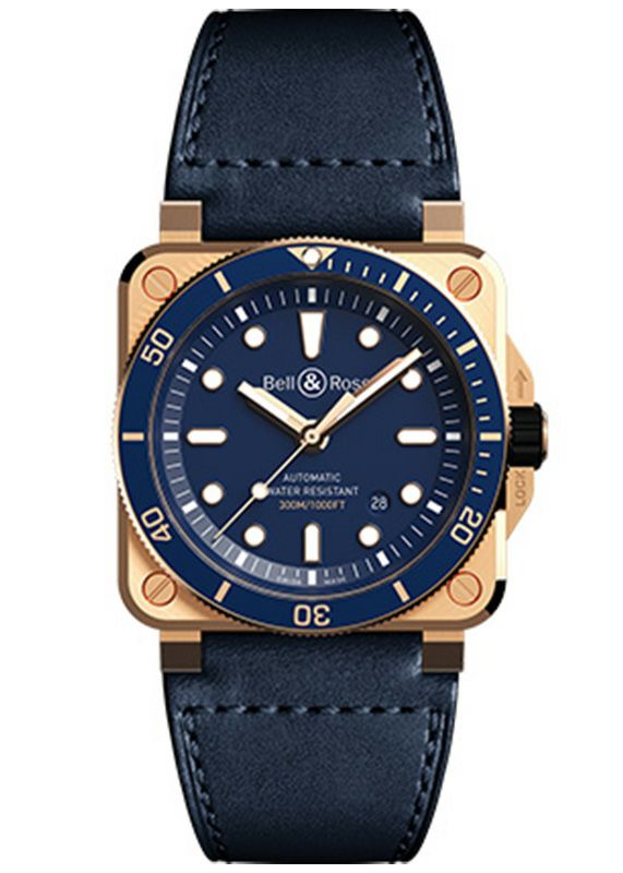ベル＆ロス BR 03-92 ダイバー ブルー ブロンズ BR0392-D-LU-BR/SCA