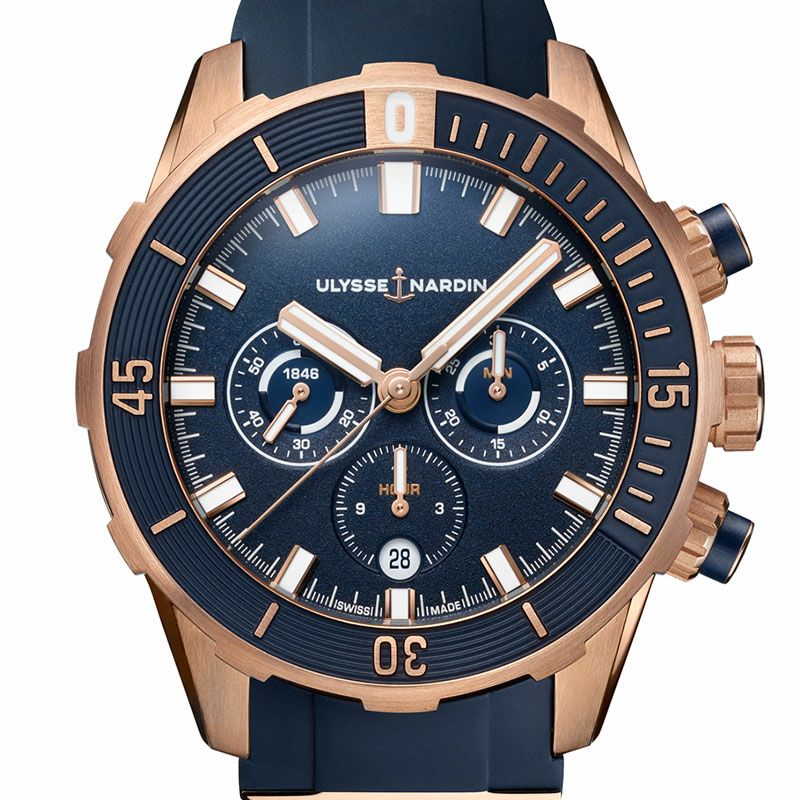 ULYSSE NARDIN Diver Chronograph ユリス・ナルダン ダイバー クロノグラフ 1502-170-3/93