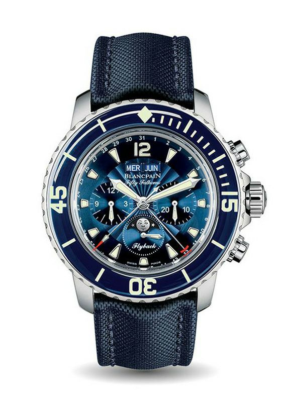 BLANCPAIN FIFTY FATHOMS CHRONOGRAPHE FLYBACK QUANTIEME COMPLET