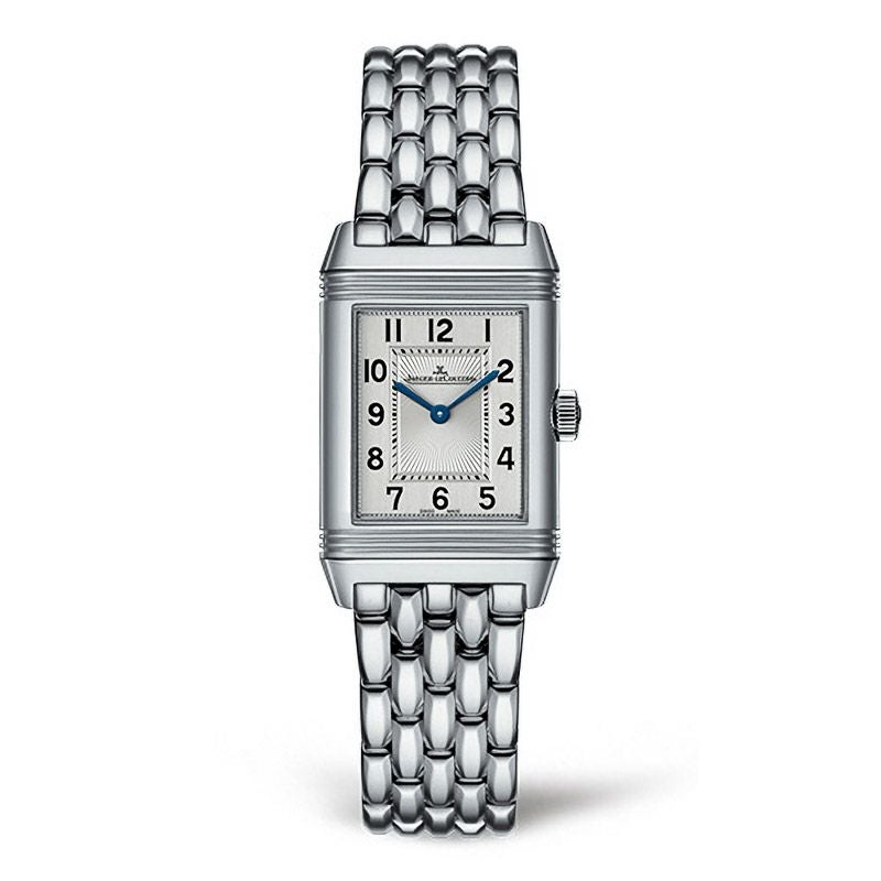 ジャガー・ルクルト JAEGER-LECOULTRE Q2668130 レベルソ クラシック スモール デュエット ダイヤベゼル 手巻き レディース 良品 _840384 中古【Q2668120/266.8.44】ジャガールクルト（JAEGER LECOULTRE