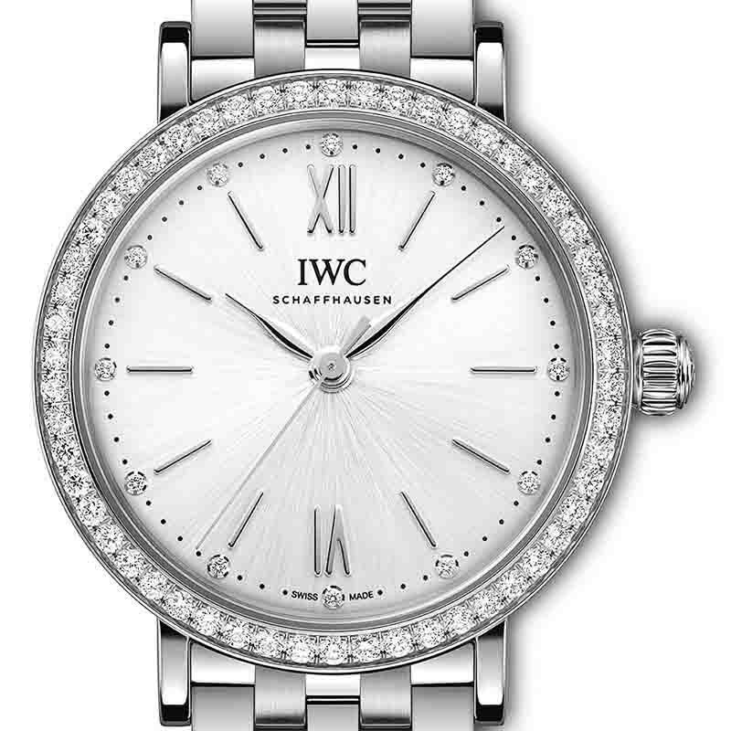 IWC PORTOFINO 自動巻き時計 ホワイト IWC PORTOFINO AUTOMATIC 34 アイ・ダブリュー・シー ポートフィノ