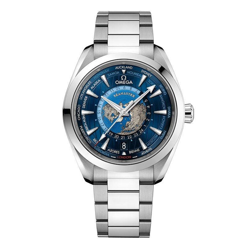 OMEGA オメガ シーマスター アクアテラ Aqua Terra 良品 OMEGA SEAMASTER AQUA TERRA WORLDTIMER OMEGA CO-AXIAL MASTER