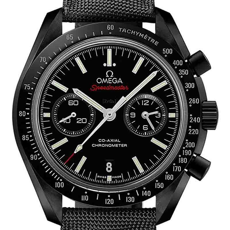 OMEGA Speedmaster オメガ　自動巻き クロノグラフ　黒　ブラック OMEGA SPEEDMASTER DARK SIDE OF THE MOON CO-AXIAL CHRONOGRAPH 44.25