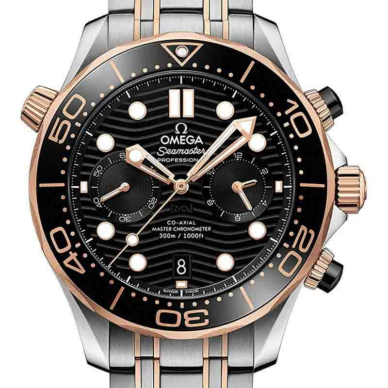 OMEGA SEAMASTER DIVER 300M OMEGA CO-AXIAL MASTER CHRONOMETER CHRONOGRAPH 44MM オメガ シーマスター ダイバー 300M オメガ コーアクシャル マスター クロノメーター クロノグラフ 44MM 210.20.44.51.01.001