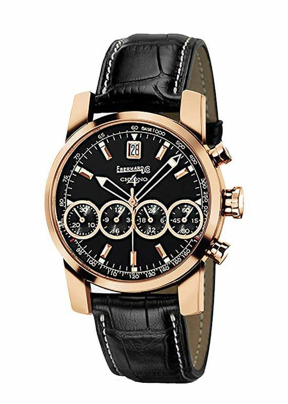 EBERHARD CHRONO4 クロノ4 黒文字盤 自動巻腕時計 EBERHARD CHRONO 4 エベラール クロノ4 30158.03 OR F19｜正規取り扱い
