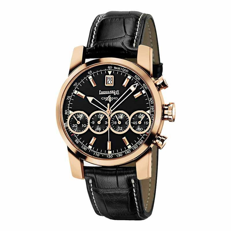 マ*３様 稼働品 EBERHARD＆CO エベラール 自動巻き クロノグラフ　3 CONTODATクロノグラフ - EBERHARD エベラール