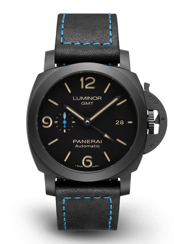 PANERAI LUMINOR 1950 3 DAYS GMT AUTOMATIC CERAMICA - 44MM <br>パネライ ルミノール 1950 スリーデイズ GMT オートマティック セラミカ 44mm <br>PAM01441