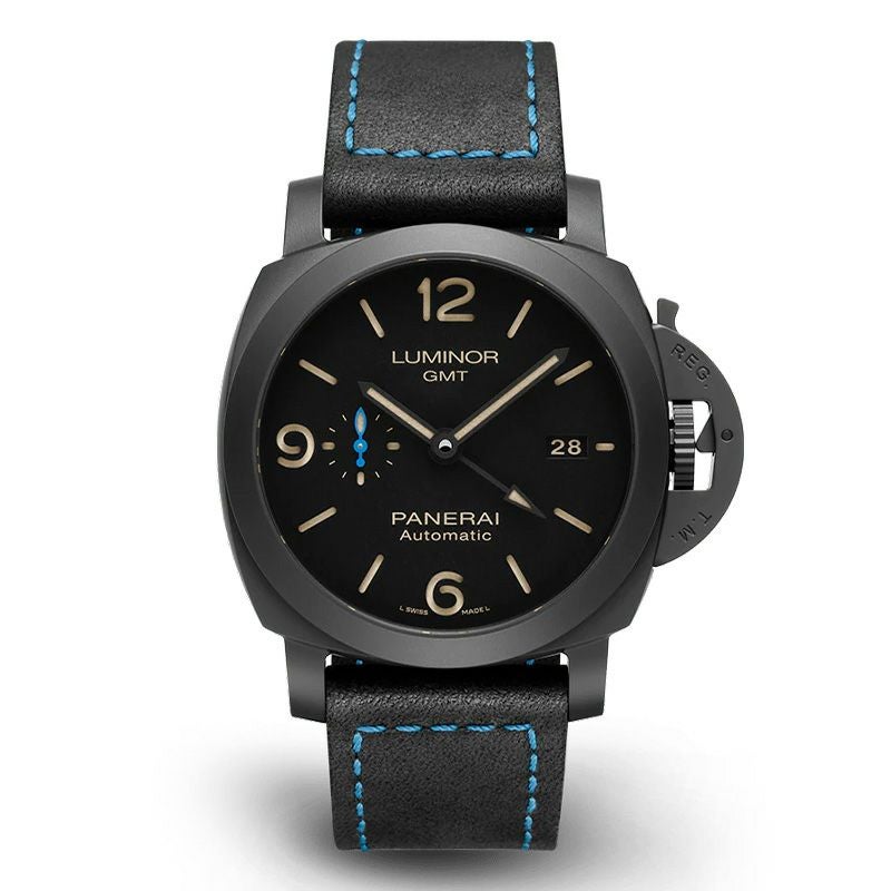 PANERAI LUMINOR 1950 3 DAYS GMT AUTOMATIC CERAMICA - 44MM <br>パネライ ルミノール 1950 スリーデイズ GMT オートマティック セラミカ 44mm <br>PAM01441