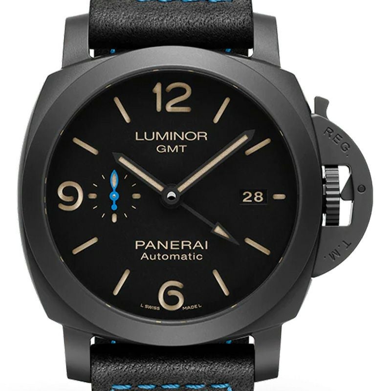 PANERAI LUMINOR 1950 3 DAYS GMT AUTOMATIC CERAMICA - 44MM <br>パネライ ルミノール 1950 スリーデイズ GMT オートマティック セラミカ 44mm <br>PAM01441