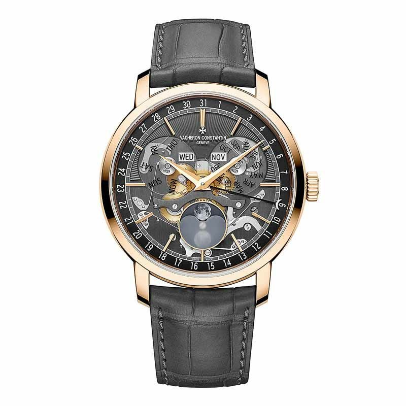 VACHERON CONSTANTIN TRADITIONNELLE COMPLETE CALENDAR OPEN FACE