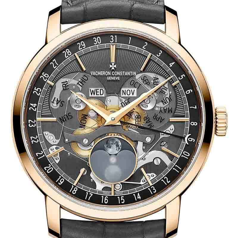 VACHERON CONSTANTIN TRADITIONNELLE COMPLETE CALENDAR OPEN FACE