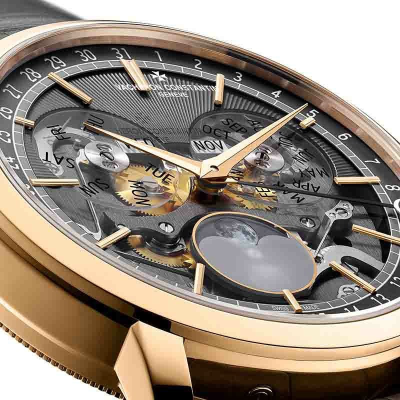 VACHERON CONSTANTIN TRADITIONNELLE COMPLETE CALENDAR OPEN FACE