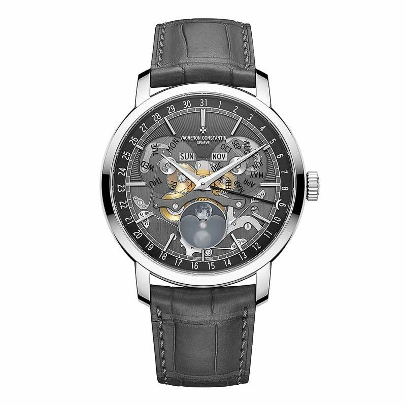 VACHERON CONSTANTIN TRADITIONNELLE COMPLETE CALENDAR OPEN FACE