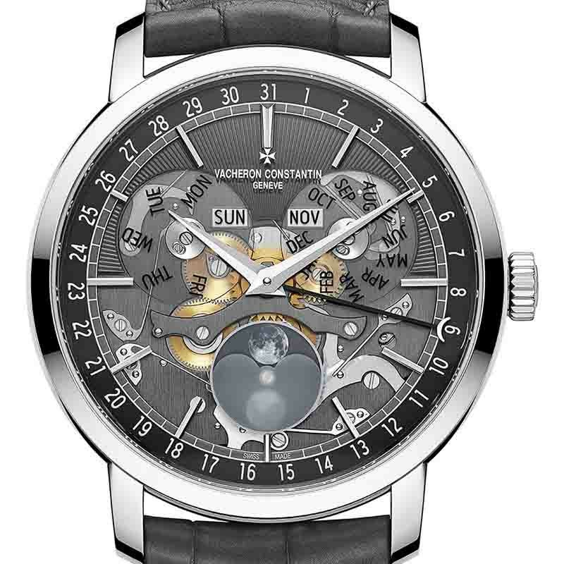 VACHERON CONSTANTIN TRADITIONNELLE COMPLETE CALENDAR OPEN FACE