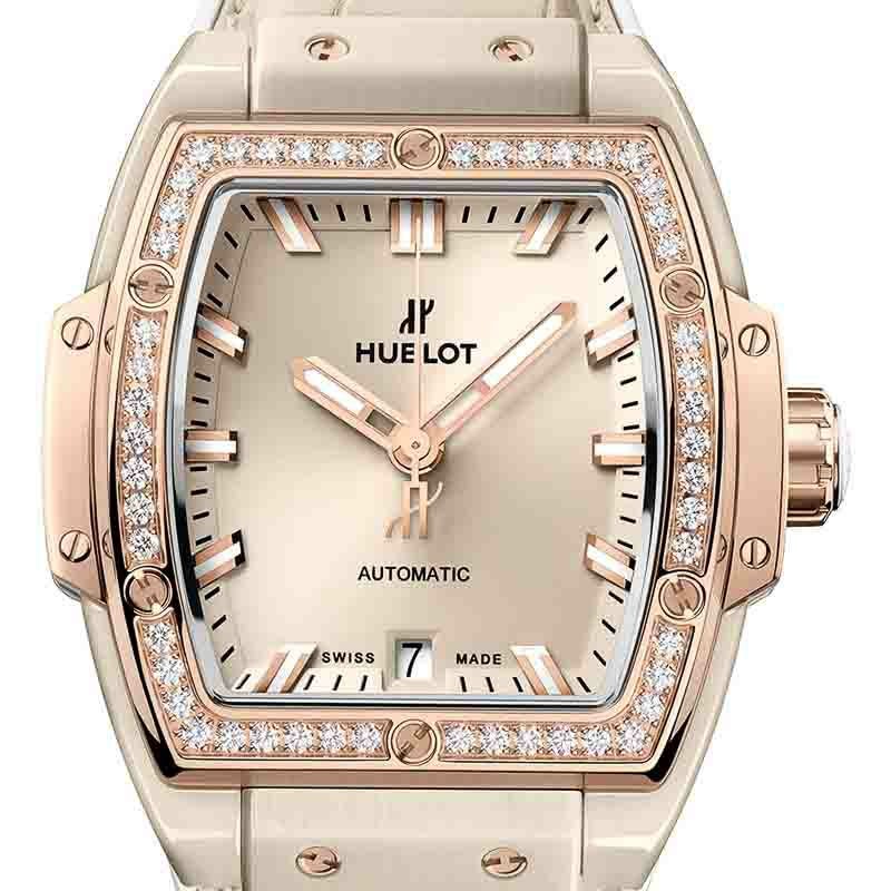 HUBLOT SPIRIT OF BIG BANG BEIGE CERAMIC KING GOLD DIAMONDS ウブロ スピリット オブ ビッグ・バン ベージュセラミック キングゴールド ダイヤモンド 665.CZ.898B.LR.1204