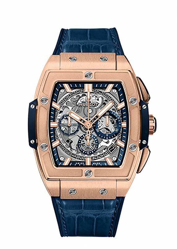 HUBLOT SPIRIT OF BIG BANG KING GOLD BLUE ウブロ スピリット オブ