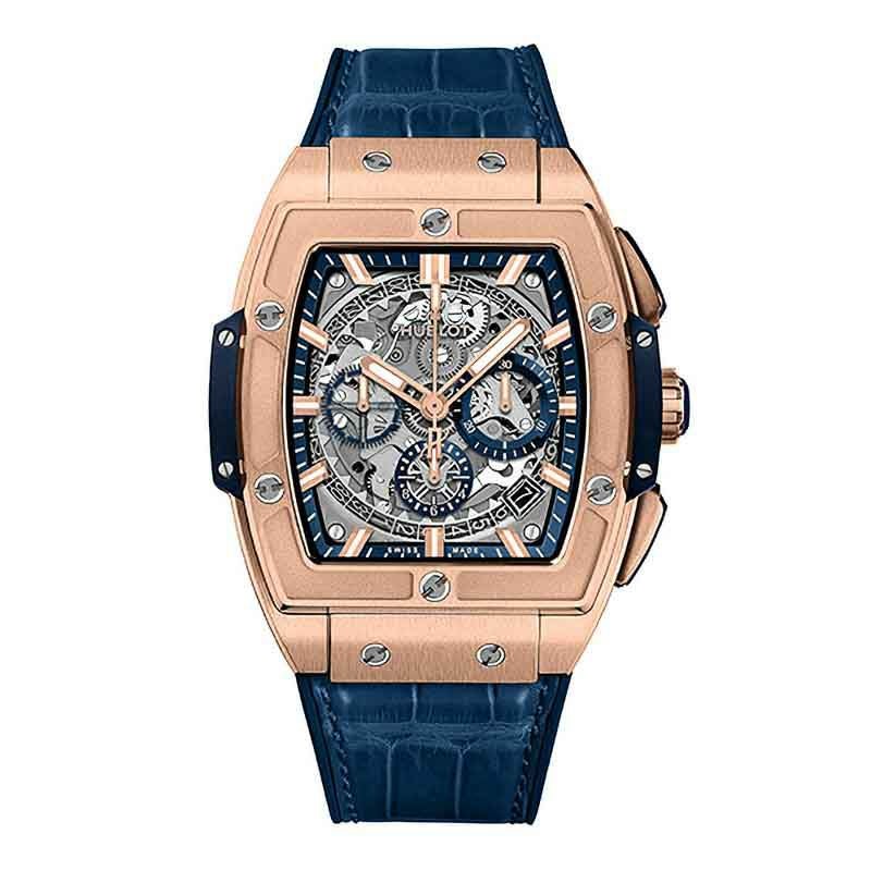 HUBLOT SPIRIT OF BIG BANG KING GOLD BLUE ウブロ スピリット オブ