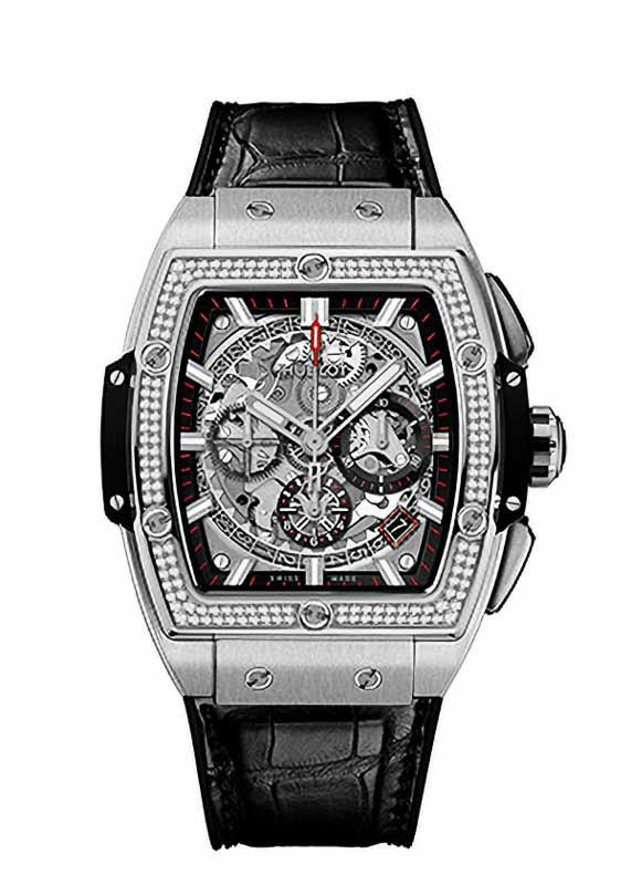 HUBLOT SPIRIT OF BIG BANG TITANIUM DIAMONDS ウブロ スピリット オブ