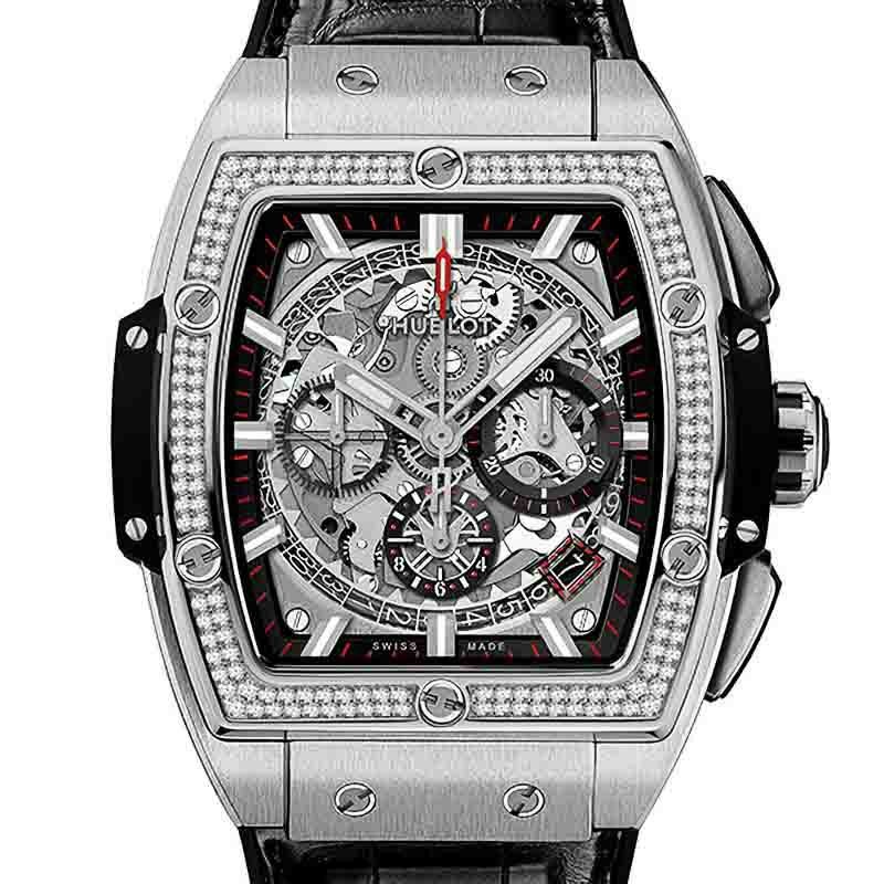 HUBLOT SPIRIT OF BIG BANG TITANIUM DIAMONDS ウブロ スピリット オブ
