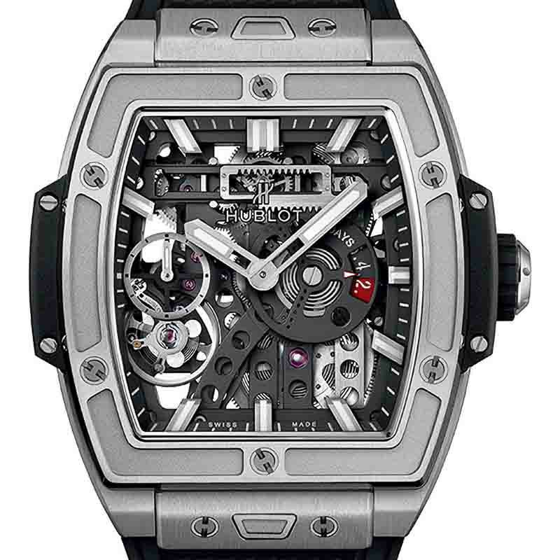 HUBLOT ウブロ 614.NX.1170.RX スピリット オブ ビックバン メカ-10 腕時計 チタニウム ラバー メンズ [中古] HUBLOT SPIRIT OF BIG BANG MECA-1010-DAY POWER RESERVE TITANIUM