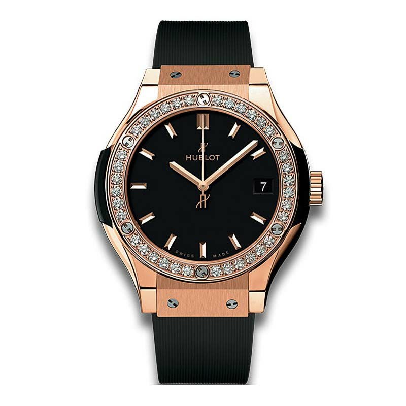 HUBLOT CLASSIC FUSION KING GOLD DIAMONDS ウブロ クラシック