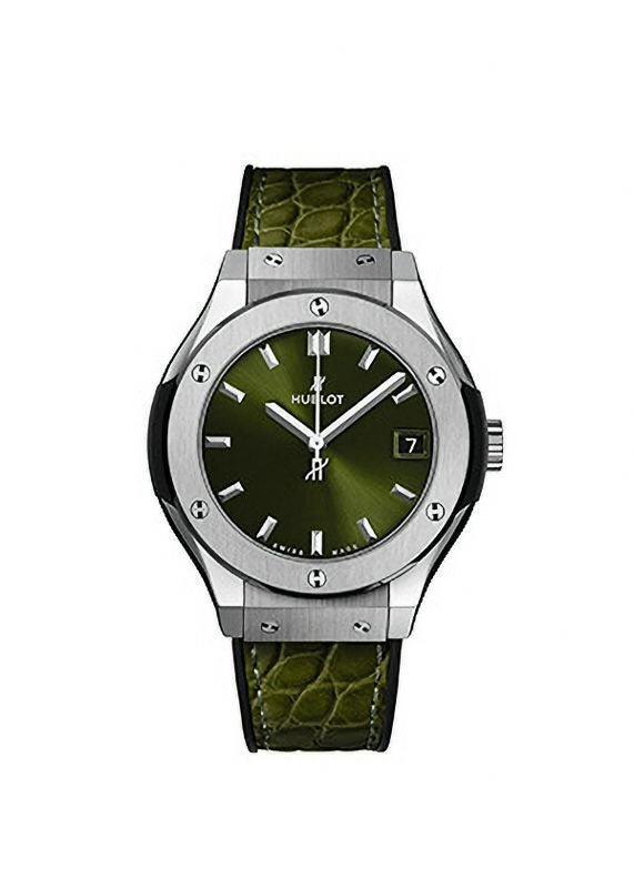 HUBLOT CLASSIC FUSION TITANIUM GREEN ウブロ クラシック・フュージョン チタニウム グリーン 581.NX.8970.LR