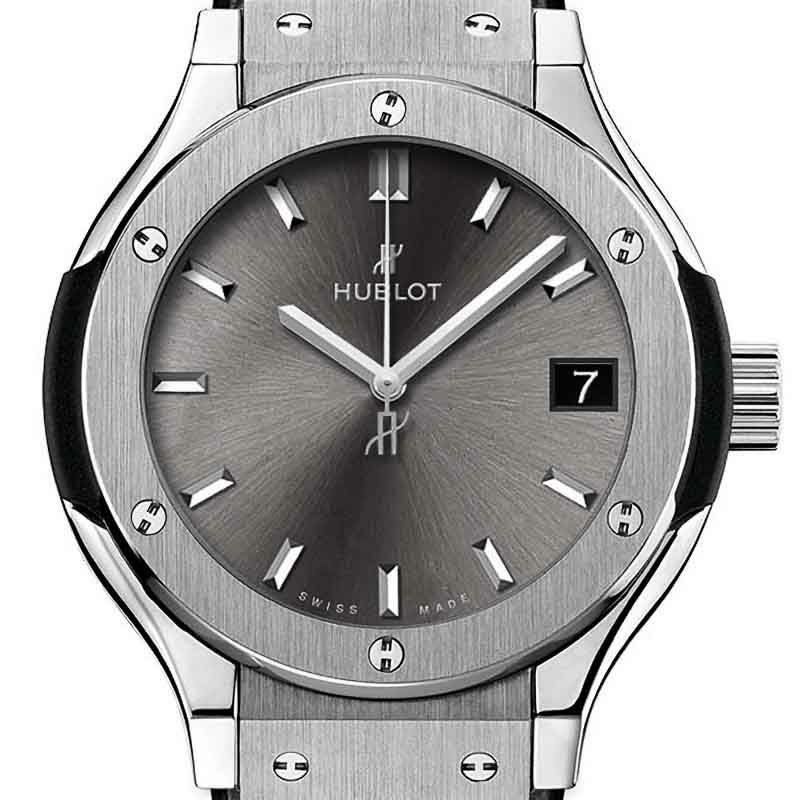 HUBLOT CLASSIC FUSION TITANIUM RACING GRAY ウブロ クラシック・フュージョン チタニウム レーシンググレー 581.NX.7071.LR