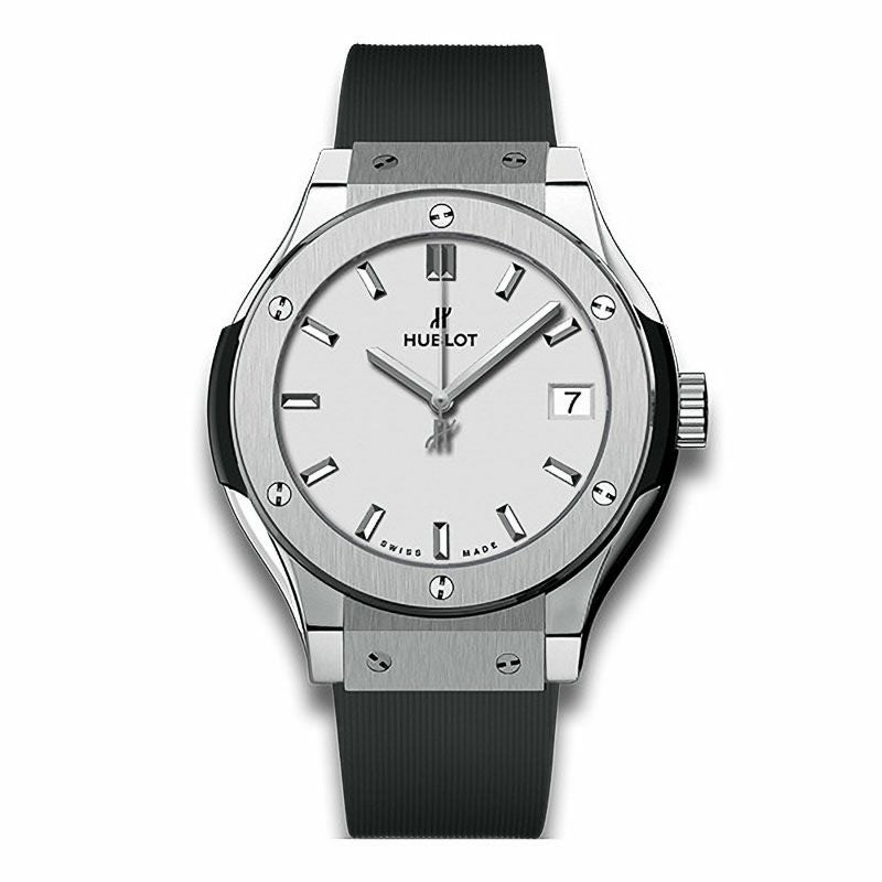 HUBLOT CLASSIC FUSION TITANIUM OPALIN ウブロ クラシック・フュージョン チタニウム オパリン 581.NX.2611.RX
