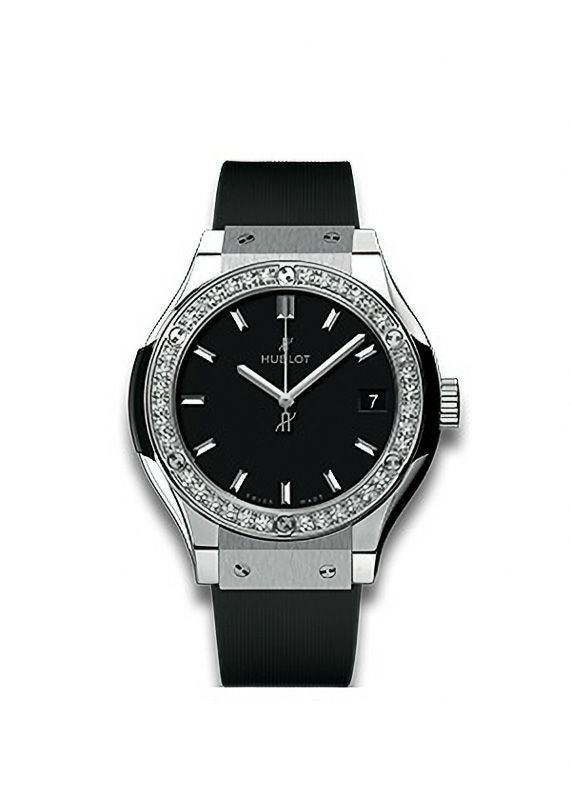 HUBLOT CLASSIC FUSION TITANIUM DIAMONDS ウブロ クラシック