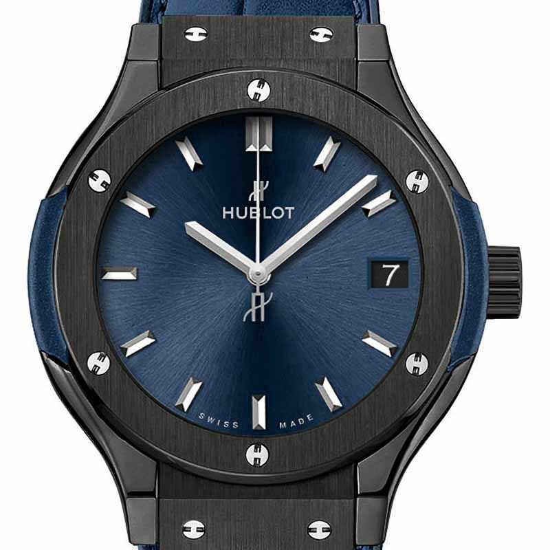 HUBLOT CLASSIC FUSION CERAMIC BLUE ウブロ クラシック・フュージョン セラミックブルー 581.CM.7170.LR