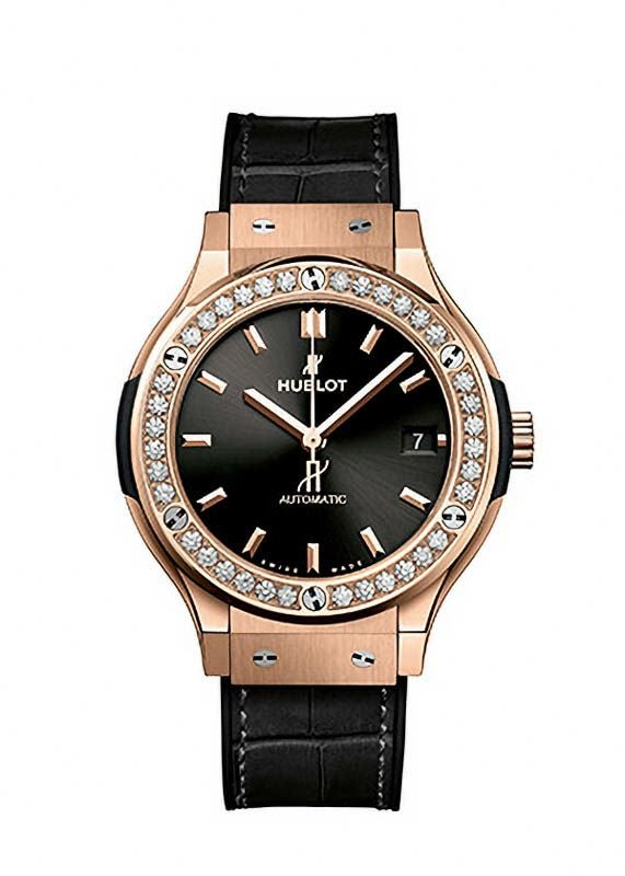 HUBLOT CLASSIC FUSION KING GOLD DIAMONDS ウブロ クラシック