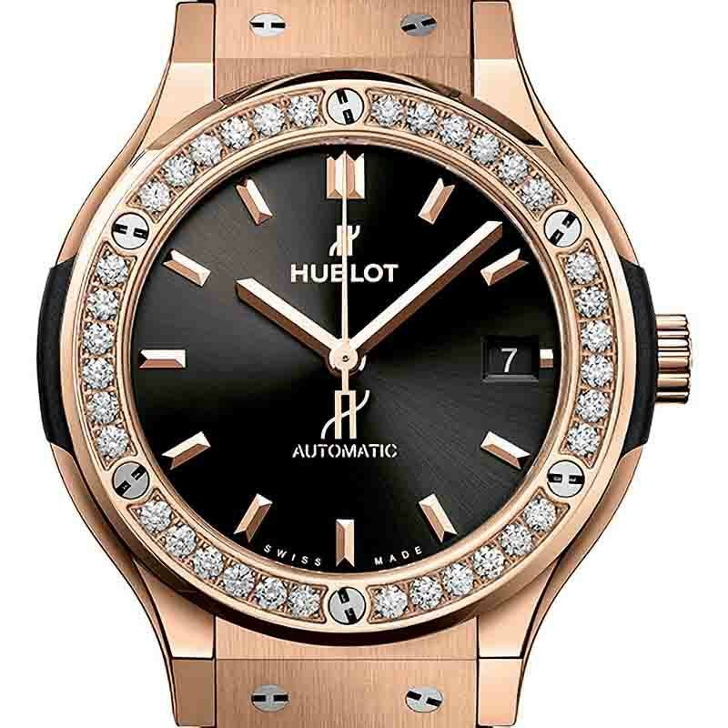 HUBLOT CLASSIC FUSION KING GOLD DIAMONDS ウブロ クラシック