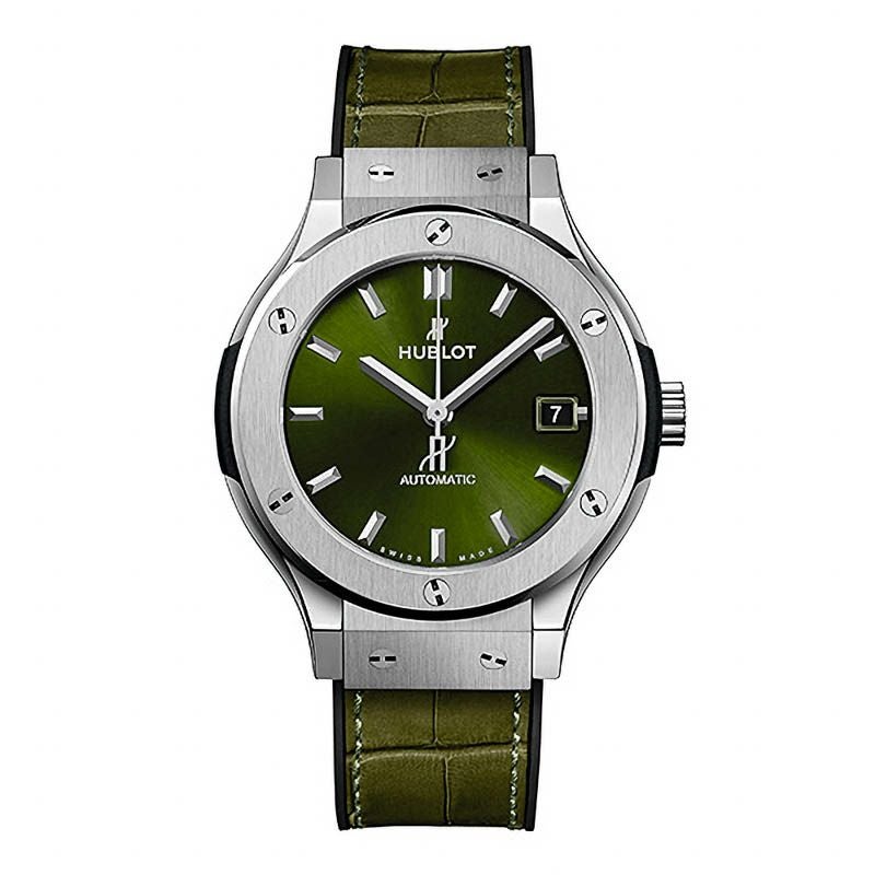 HUBLOT CLASSIC FUSION TITANIUM GREEN ウブロ クラシック・フュージョン チタニウム グリーン 565.NX.8970.LR