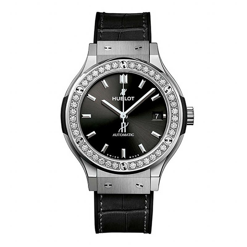 HUBLOT CLASSIC FUSION TITANIUM DIAMONDS ウブロ クラシック