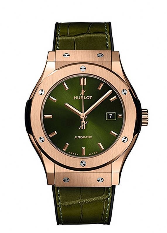 HUBLOT CLASSIC FUSION KING GOLD GREEN ウブロ クラシック