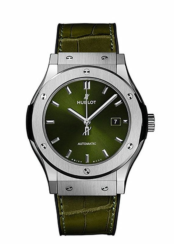 HUBLOT CLASSIC FUSION TITANIUM GREEN ウブロ クラシック・フュージョン チタニウム グリーン 542.NX.8970.LR