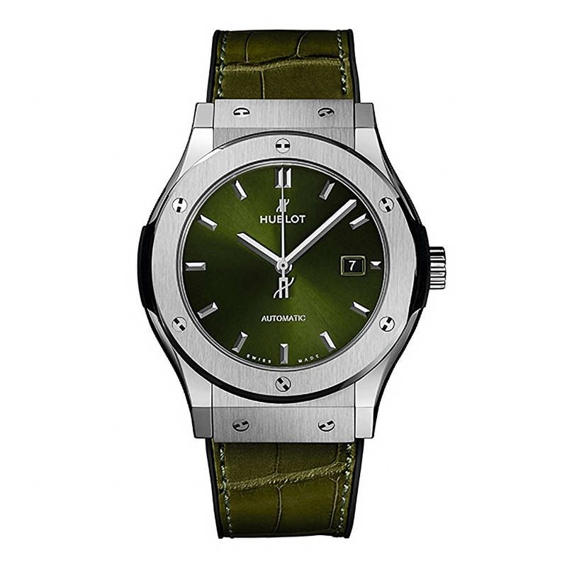 HUBLOT CLASSIC FUSION TITANIUM GREEN ウブロ クラシック・フュージョン チタニウム グリーン 542.NX.8970.LR