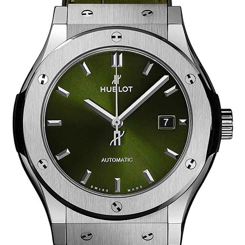 HUBLOT CLASSIC FUSION TITANIUM GREEN ウブロ クラシック・フュージョン チタニウム グリーン 542.NX.8970.LR