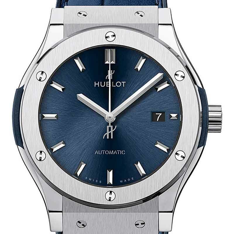 HUBLOT CLASSIC FUSION TITANIUM BLUE ウブロ クラシック・フュージョン チタニウム ブルー 542.NX.7170.LR