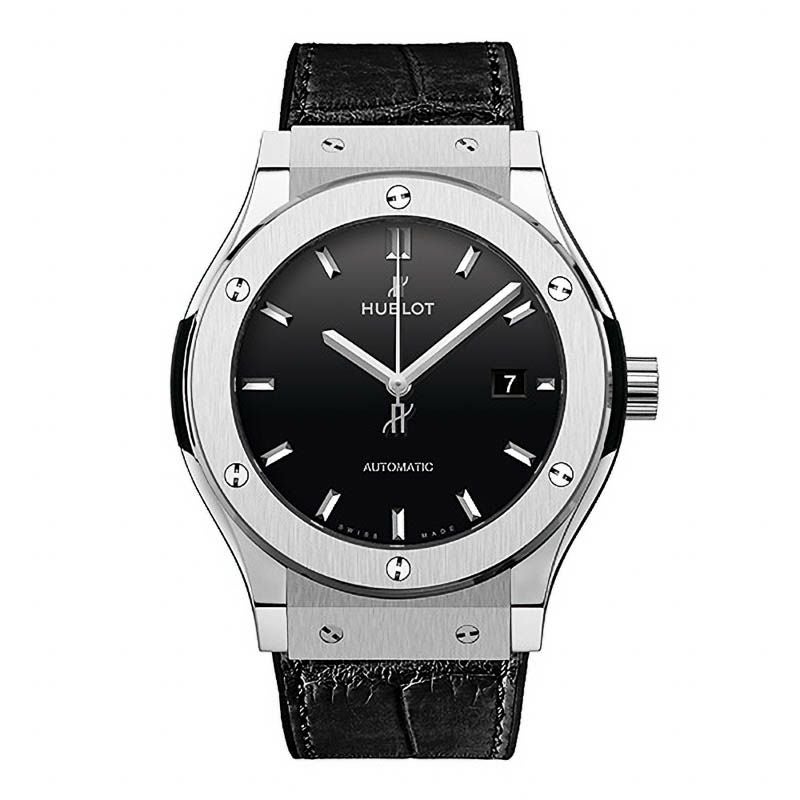 HUBLOT CLASSIC FUSION TITANIUM BLACK SHINY ウブロ クラシック・フュージョン チタニウム ブラックシャイニー 542.NX.1270.LR