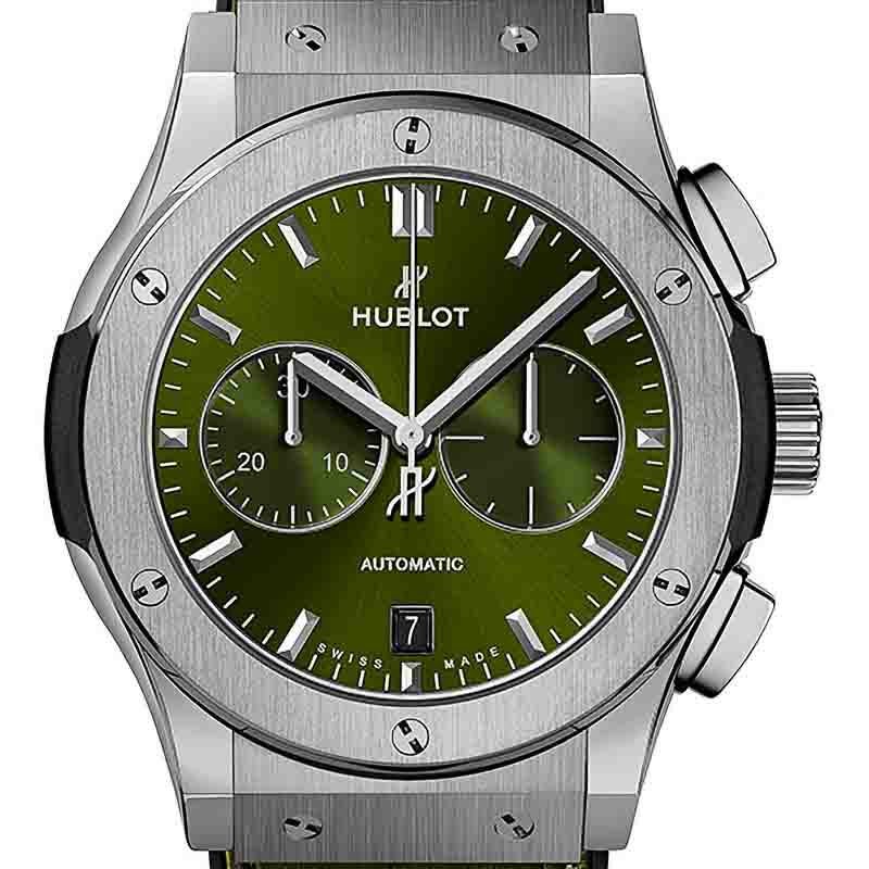 HUBLOT CLASSIC FUSION CHRONOGRAPH TITANIUM GREEN ウブロ クラシック・フュージョン クロノグラフ チタニウム グリーン 541.NX.8970.LR
