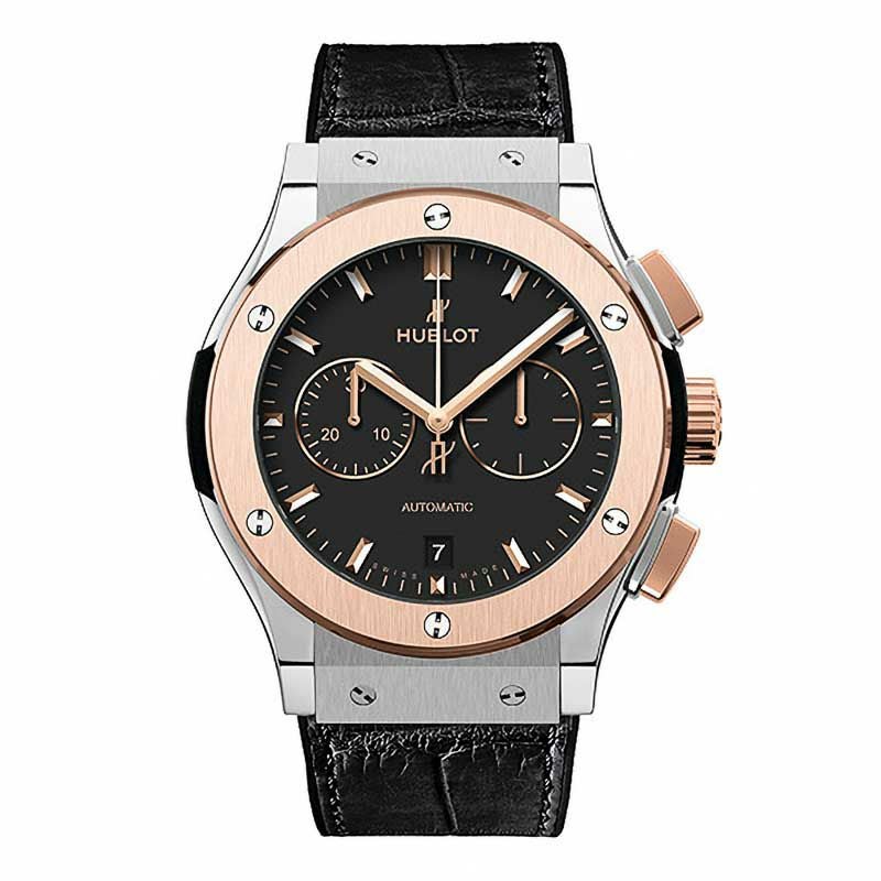 HUBLOT CLASSIC FUSION CHRONOGRAPH TITANIUM KING GOLD ウブロ