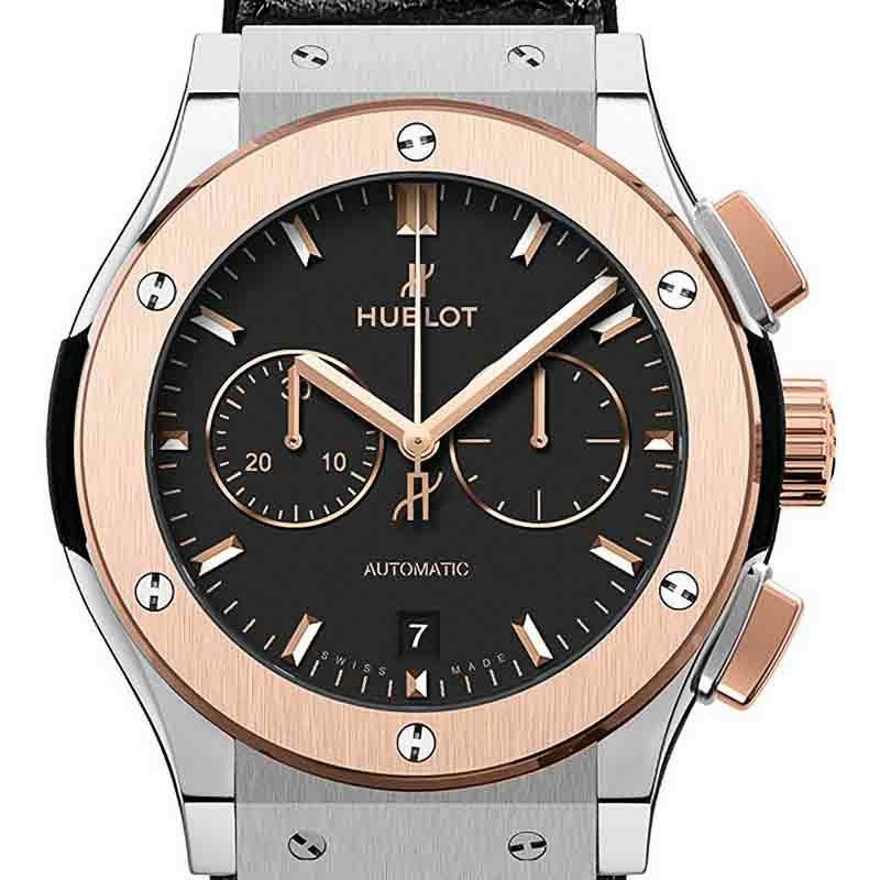 HUBLOT CLASSIC FUSION CHRONOGRAPH TITANIUM KING GOLD ウブロ