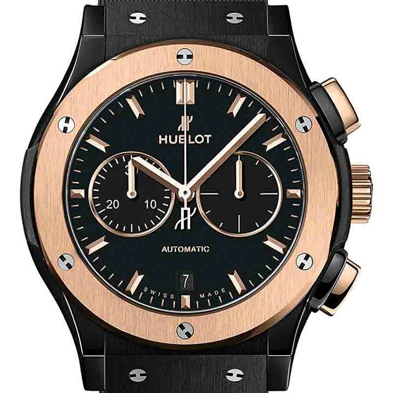HUBLOT CLASSIC FUSION CHRONOGRAPH CERAMIC KING GOLD ウブロ