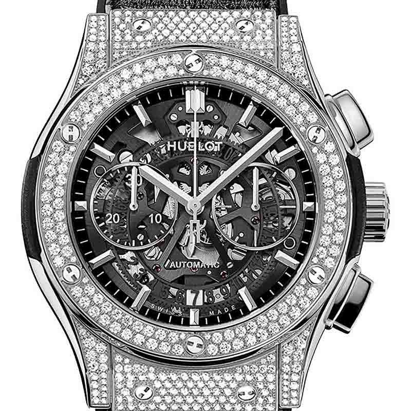 HUBLOT AERO FUSION TITANIUM PAVE ウブロ アエロ・フュージョン