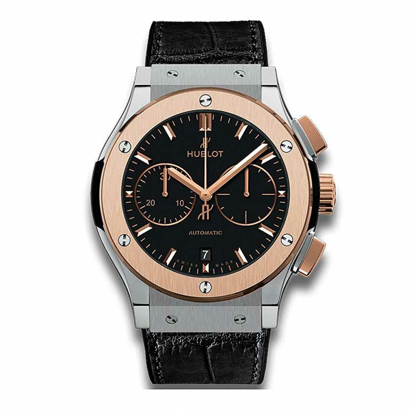 HUBLOT CLASSIC FUSION CHRONOGRAPH TITANIUM KING GOLD ウブロ