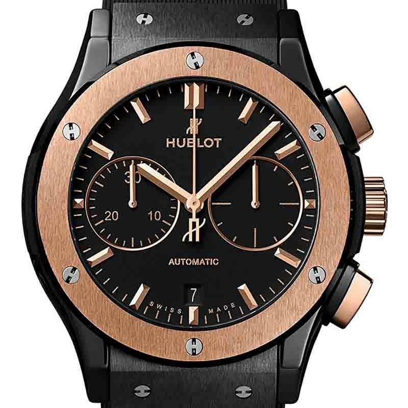 HUBLOT CLASSIC FUSION CHRONOGRAPH CERAMIC KING GOLD ウブロ