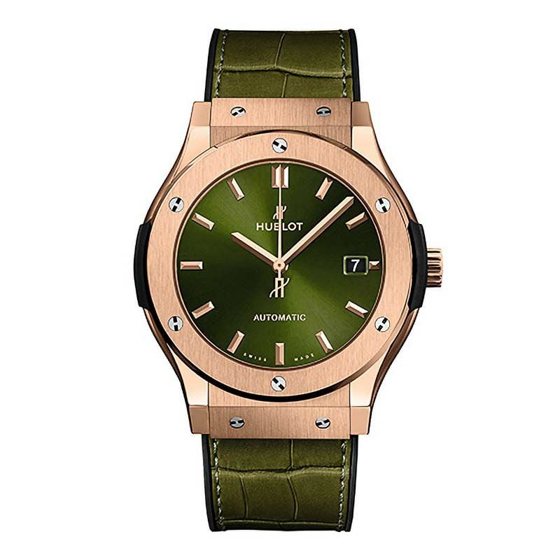 HUBLOT CLASSIC FUSION KING GOLD GREEN ウブロ クラシック・フュージョン キングゴールド グリーン 511.OX.8980.LR