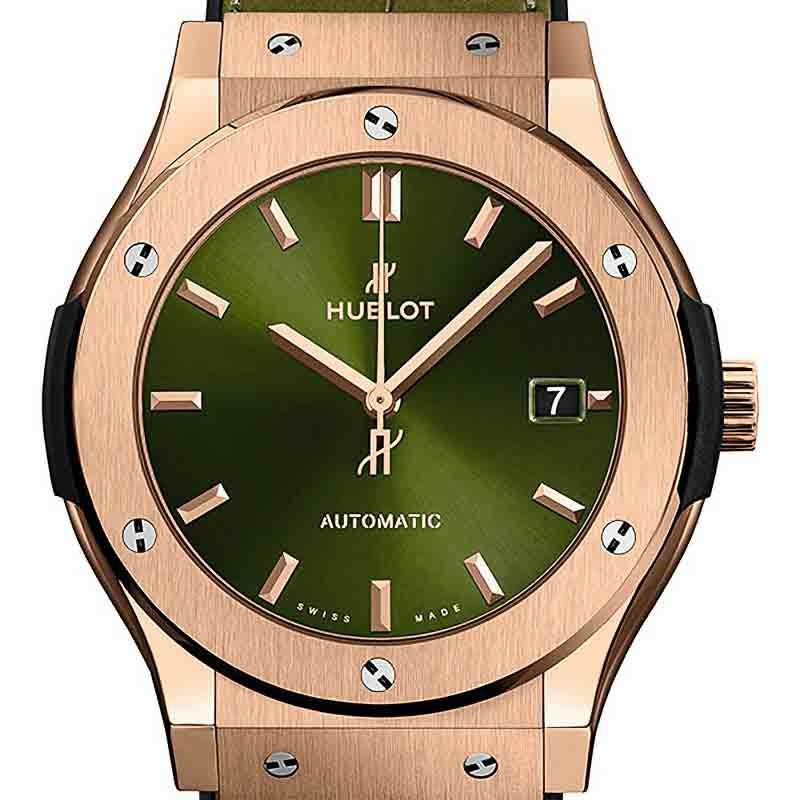 HUBLOT CLASSIC FUSION KING GOLD GREEN ウブロ クラシック・フュージョン キングゴールド グリーン 511.OX.8980.LR