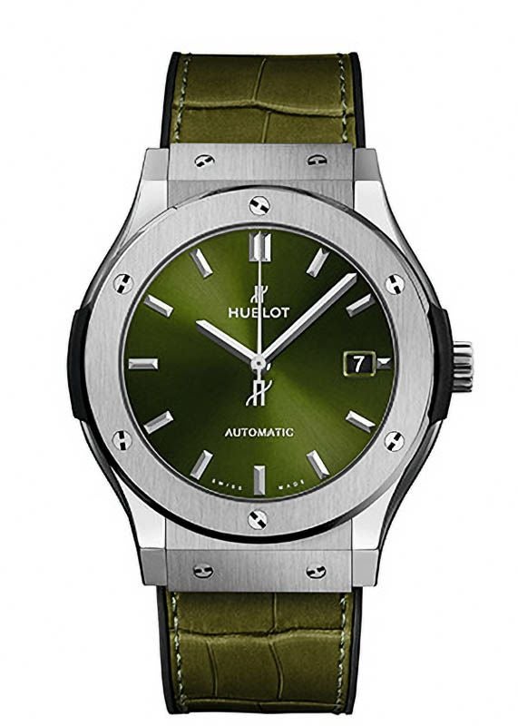 HUBLOT CLASSIC FUSION TITANIUM GREEN ウブロ クラシック・フュージョン チタニウム グリーン 511.NX.8970.LR